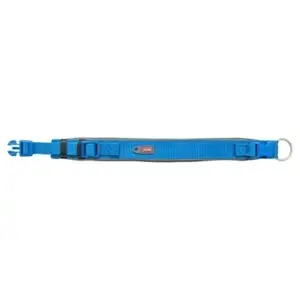 Trixie Premium half-slip halsband extra breed royal blauw 33-42 x 3,5 cm - Afbeelding 1