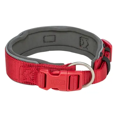 Trixie Premium half-slip halsband extra breed rood 53-62 x 5 cm - Afbeelding 2