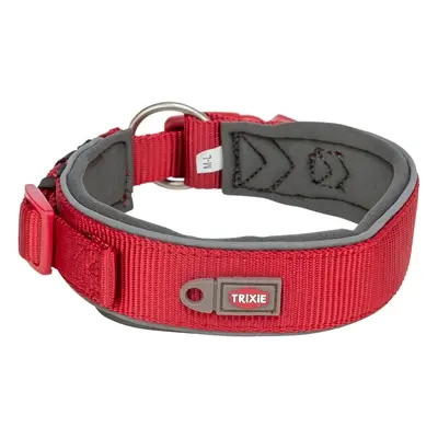 Trixie Premium half-slip halsband extra breed rood 53-62 x 5 cm - Afbeelding 3