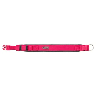 Trixie Premium half-slip halsband extra breed fuchsia 33-42 x 3,5 cm