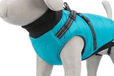 Trixie hondenjas Pontis aqua 45 cm – met geïntegreerd tuig, waterafstotend - Afbeelding 6