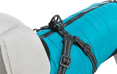 Trixie hondenjas Pontis aqua 45 cm – met geïntegreerd tuig, waterafstotend - Afbeelding 8