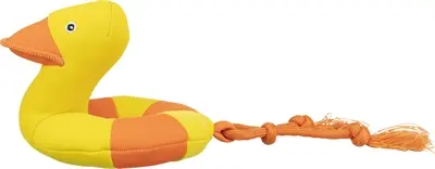 Trixie Aqua Toy eend aan touw 20 x 36 cm – drijvend, met geluid - Afbeelding 4