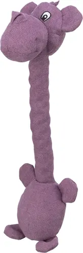 Trixie hondenspeelgoed nijlpaard stof 50 cm – touwkern, geluidloos, 2 stuks - Afbeelding 2