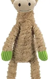 Trixie hondenspeelgoed koe pluche met touw 50 cm – met geluid - Afbeelding 1