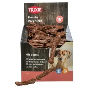 Trixie Premio Picknicks worstketting buffel 8 cm – 200 stuks, glutenvrij - Afbeelding 1