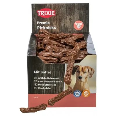 Trixie Premio Picknicks worstketting buffel 8 cm – 200 stuks, glutenvrij