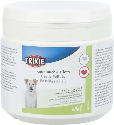 Trixie knoflookpellets voor honden 360 g – 6 potjes