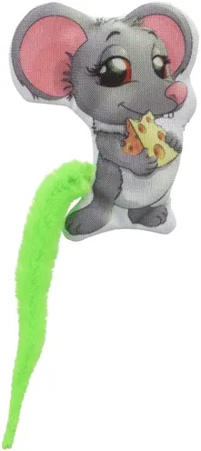 Trixie kattenspeelgoed muis stof met catnip 7,5 cm – set van 110 stuks - Afbeelding 3