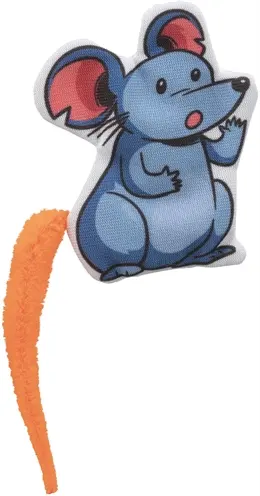 Trixie kattenspeelgoed muis stof met catnip 7,5 cm – set van 110 stuks - Afbeelding 6