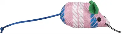 Trixie kattenspeelgoed muis stof met catnip 7 cm – set van 70 stuks - Afbeelding 3