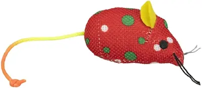 Trixie kattenspeelgoed muis stof met catnip 7 cm – set van 70 stuks - Afbeelding 4