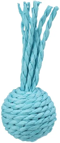 Trixie kattenspeelgoed ratelbal papieren koord 4 x 11 cm – 24 stuks - Afbeelding 2