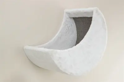 Trixie kattenklimset voor aan de muur wit/grijs – 4 klimelementen - Afbeelding 8