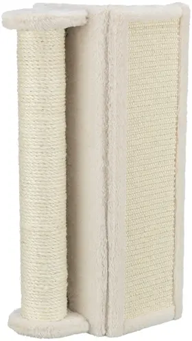 Trixie krabplank stam beige 15 x 15 x 50 cm – sisal, voor een muurhoek