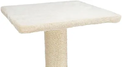 Trixie krabpaal Baena beige 69 cm – sisal, met pluche ligplaats - Afbeelding 2