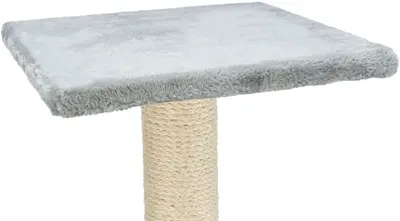 Trixie krabpaal Baena middengrijs 69 cm – sisal, met pluche ligplaats - Afbeelding 2