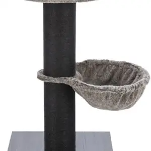 Trixie krabpaal Mauricio bruin 84 cm – jute, met pluche slaapzak - Afbeelding 1