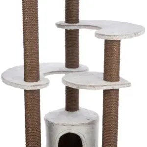 Trixie krabpaal Afonso bruin 135 cm – sisal, met zachte ligplekken - Afbeelding 1