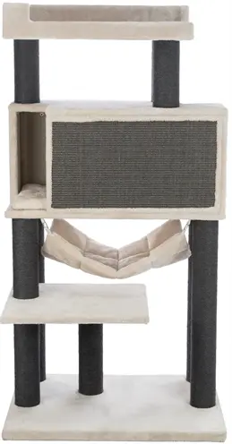 Trixie krabpaal Maciel grijs 155 cm – voor grote katten, jute en hangmat