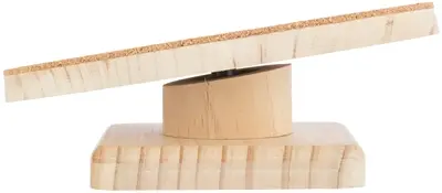 Trixie loopschijf hout en kurk 22 cm – fluisterstil, voor hamsters - Afbeelding 4