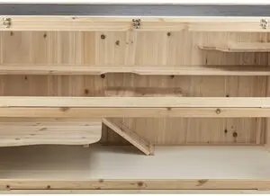 Trixie knaagdierenverblijf hout 115 x 60 x 60 cm – muizen en hamsters - Afbeelding 8