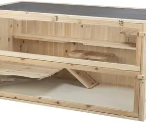 Trixie knaagdierenverblijf hout 115 x 60 x 60 cm – muizen en hamsters
