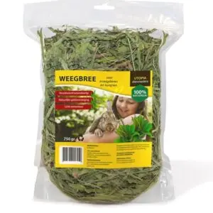 Utopia weegbree 750 g – snack voor konijnen en knaagdieren - Afbeelding 1