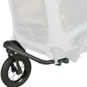 Trixie joggingkit voor fietskar 12804 grijs/salie – ombouwen tot buggy - Afbeelding 9
