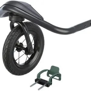 Trixie joggingkit voor fietskar 12804 grijs/salie – ombouwen tot buggy