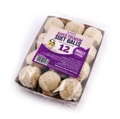 Suet To Go premium vetbollen met insecten 12 x 85 g – zonder netjes