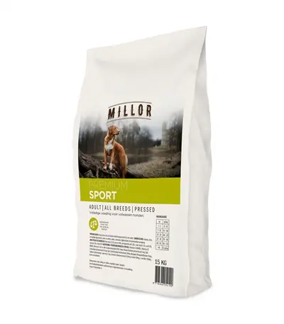 Millor hondenvoer Premium Pressed Adult Sport 15 kg – hoge inspanning
