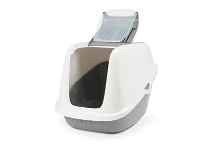 Savic kattenbak Nestor Giant wit/lichtgrijs 76 x 56 x 55,5 cm - Afbeelding 5