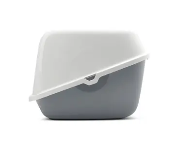 Savic kattenbak Nestor Giant wit/lichtgrijs 76 x 56 x 55,5 cm - Afbeelding 8