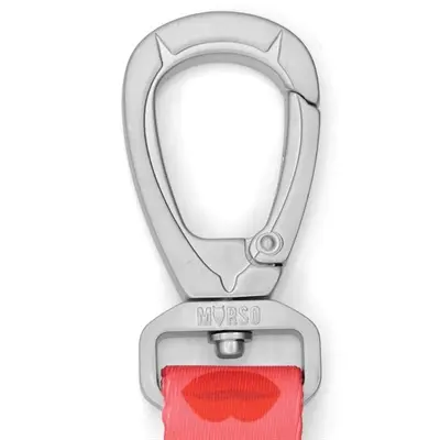 Morso hondenriem Lipstick roze 120 x 1,5 cm – gerecycled, tot 20 kg - Afbeelding 8