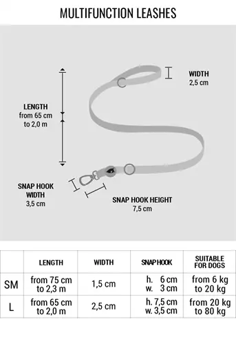 Morso hondenriem verstelbaar Spring Blossom 65-200 x 2,5 cm – tot 80 kg - Afbeelding 10