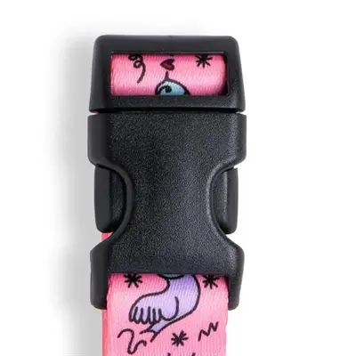 Morso hondenhalsband Sweet Tweet roze 30-42 x 1,5 cm – gerecycled - Afbeelding 7