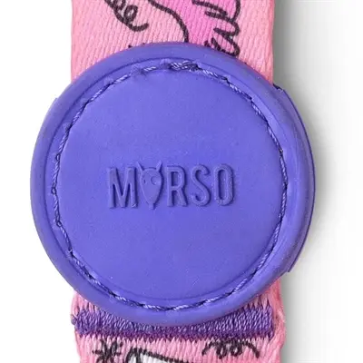 Morso hondenriem Sweet Tweet roze 120 x 1,5 cm – gerecycled, tot 6 kg - Afbeelding 9