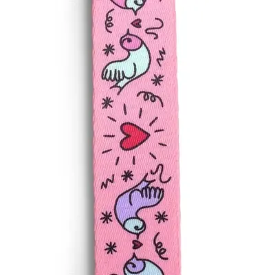 Morso hondentuig H-tuig Sweet Tweet roze 40-55 x 1,5 cm – gerecycled - Afbeelding 6