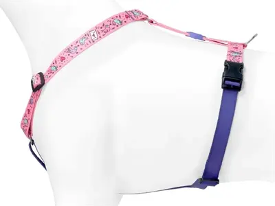 Morso hondentuig H-tuig Sweet Tweet roze 60-80 x 2,5 cm – gerecycled - Afbeelding 5
