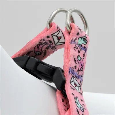 Morso mini hondentuig Sweet Tweet roze 29-38 x 2,5 cm – voor kleine honden - Afbeelding 8