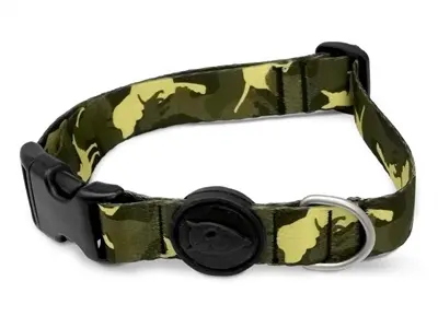 Morso hondenhalsband gerecycled Full Metal Dog bruin 37-58 x 2,5 cm