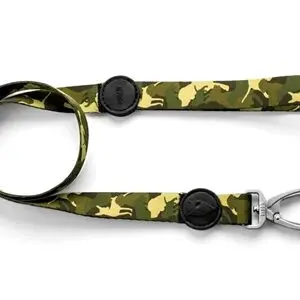 Morso hondenriem Full Metal Dog bruin 120 x 1,5 cm – gerecycled, tot 6 kg - Afbeelding 1