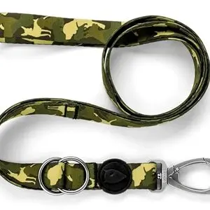 Morso hondenriem Full Metal Dog bruin 75-230 x 1,5 cm – tot 4 kg - Afbeelding 1