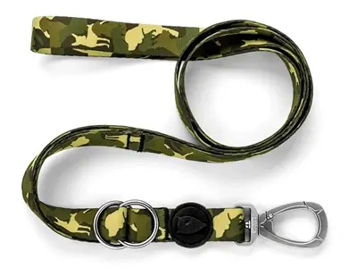 Morso hondenriem Full Metal Dog bruin 75-230 x 1,5 cm – tot 20 kg