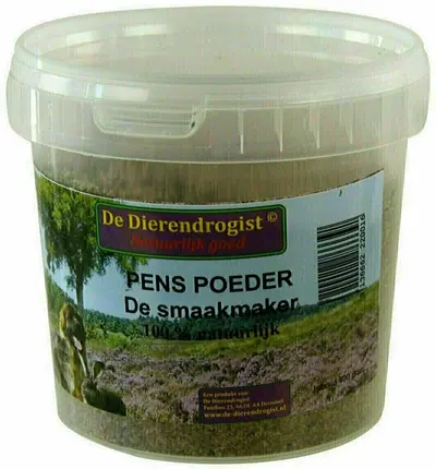 Dierendrogist gemalen penspoeder 400 g – natuurlijke smaakmaker hond