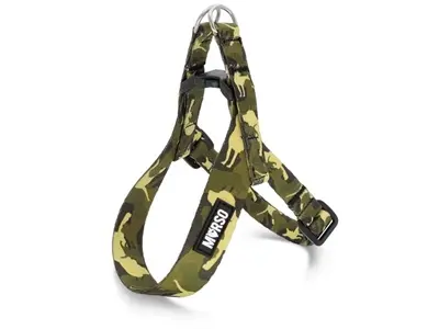Morso mini hondentuig Full Metal Dog bruin 24-32 x 1,5 cm