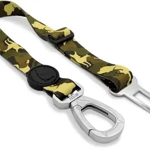 Morso autogordel hond Full Metal Dog bruin 40-65 x 1,5 cm – tot 20 kg - Afbeelding 1