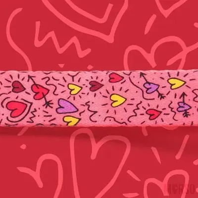 Morso hondenhalsband Pink Think roze 30-42 x 1,5 cm – gerecycled - Afbeelding 7