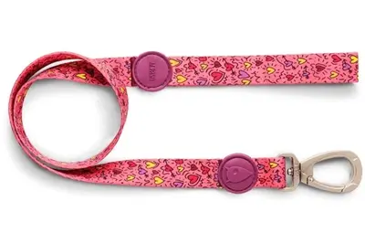 Morso hondenriem Pink Think roze 120 x 1,5 cm – gerecycled, tot 20 kg - Afbeelding 4